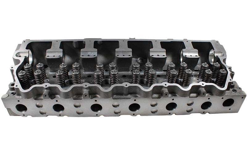 C15 STAGE 2 LOADED CYLINDER HEAD, INCONEL EXHAUST VALVES, 2635055, CATERPILLAR, NEW