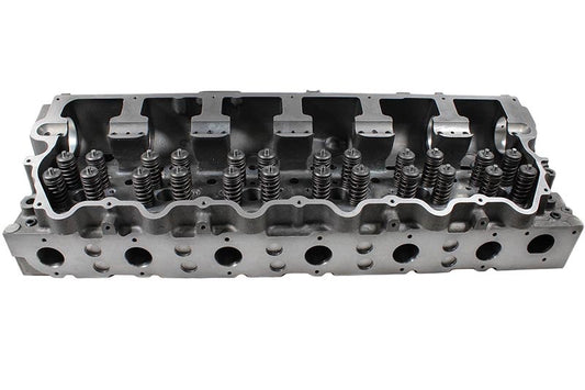 C15 STAGE 2 LOADED CYLINDER HEAD, INCONEL EXHAUST VALVES, 2635055, CATERPILLAR, NEW